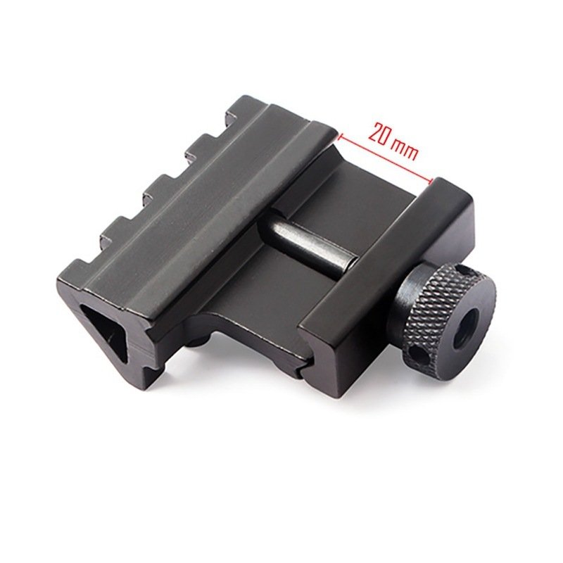 45 Degree Unilateral Ar Metal Tactical Rail Flashlight Laser Tube Clip - Image 5
