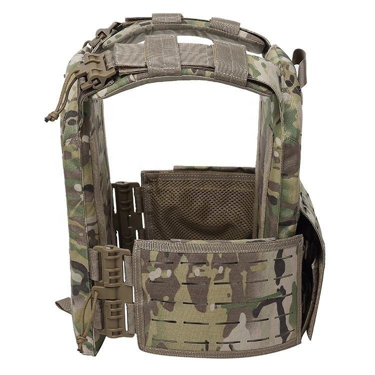 Nylon 1000D Laser Cutting Buckle Quick Take Off Tactical Vest - Image 5