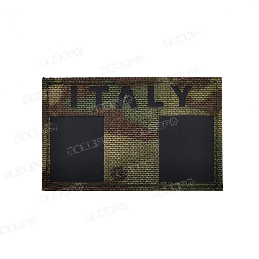 Simple Embroidery Infrared IR Badge Reflective Velcro - Image 3