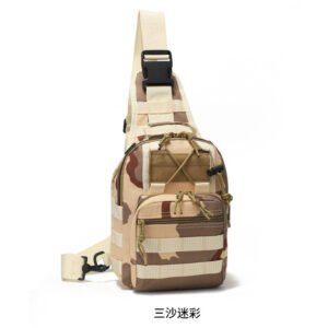Oxford Cloth Cycling Bag Camouflage Outdoor Sports Small Chest Pannier Bag – Sansha Camouflage