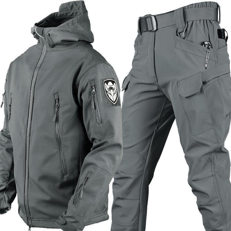 Outdoor Leather Thermal Suit Special Soldier Camouflage - Image 7