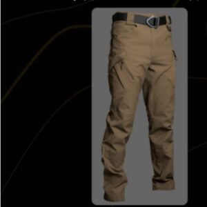 Spring and Autumn IX7 tactical trousers men’s self-cultivation 9 special forces army fan pants outdoor overalls multi-pocket straight training pants – ix9 wolf brown, S