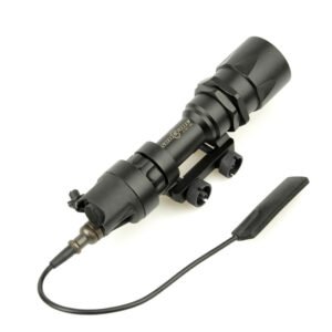 Waterproof glare flashlight – Black