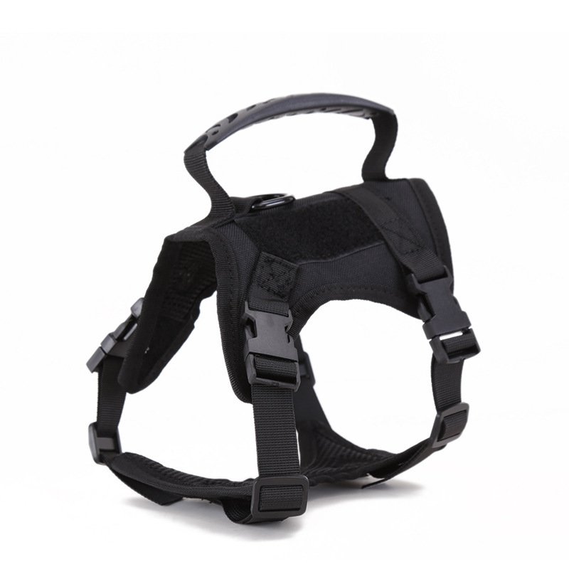 Tactical Cat Harness Small Dog Collar Adjustable 600D Nylon - Image 4