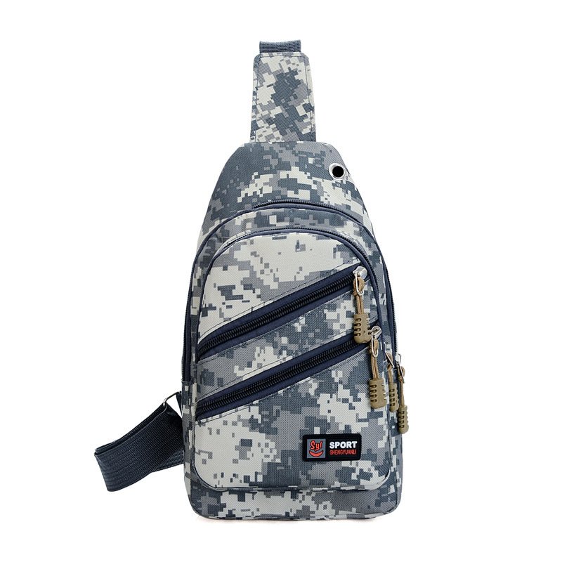 Outdoor Camouflage Chest Bag Men's Outdoor Sports And Casual Crossbody Bag - Image 7