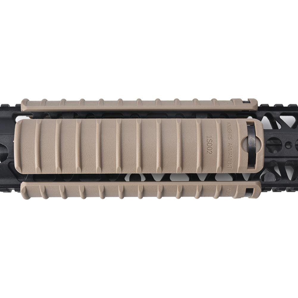 MP Knights Armament Style Picatinny Rail Covers Mod.2 - Black / Tan - Image 6