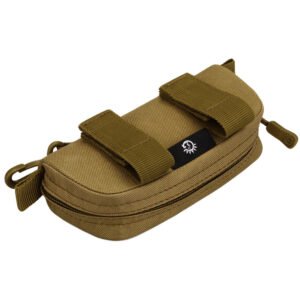 Riding camouflage glasses case – Brown