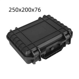 Precision Instrument Safety Protection Box – Black, 250x200x76