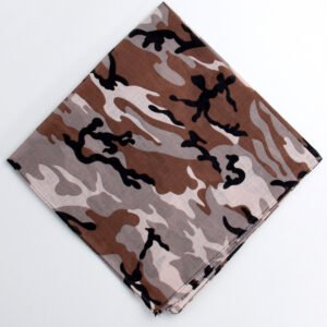 100 Cotton Camouflage Square Towel Cotton Handkerchief Outdoor Riding Sunshade