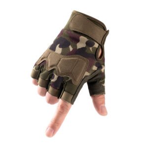 Tactical half finger gloves – Camouflage, M