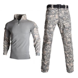 Black python pattern camouflage frog suit tactical suit – Acu camouflage, XXL