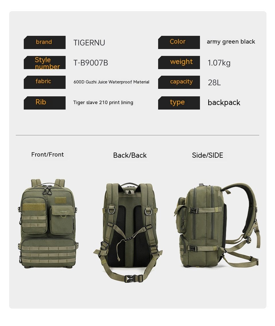 Tactical Backpack Men's Waterproof Outdoor - Image 6