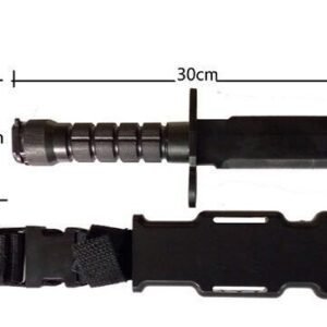 Plastic Knife Model Tactical Training Soft Knife Bayonet Plastic Prop Decoration – 30×20
