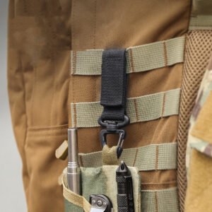 Outdoor Tactical Backpack Swivel Triangle Keychain