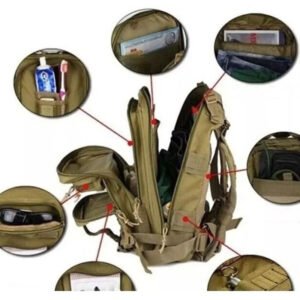 Tactical Military Assalt Backpack 30l 3d Camouflage Grey