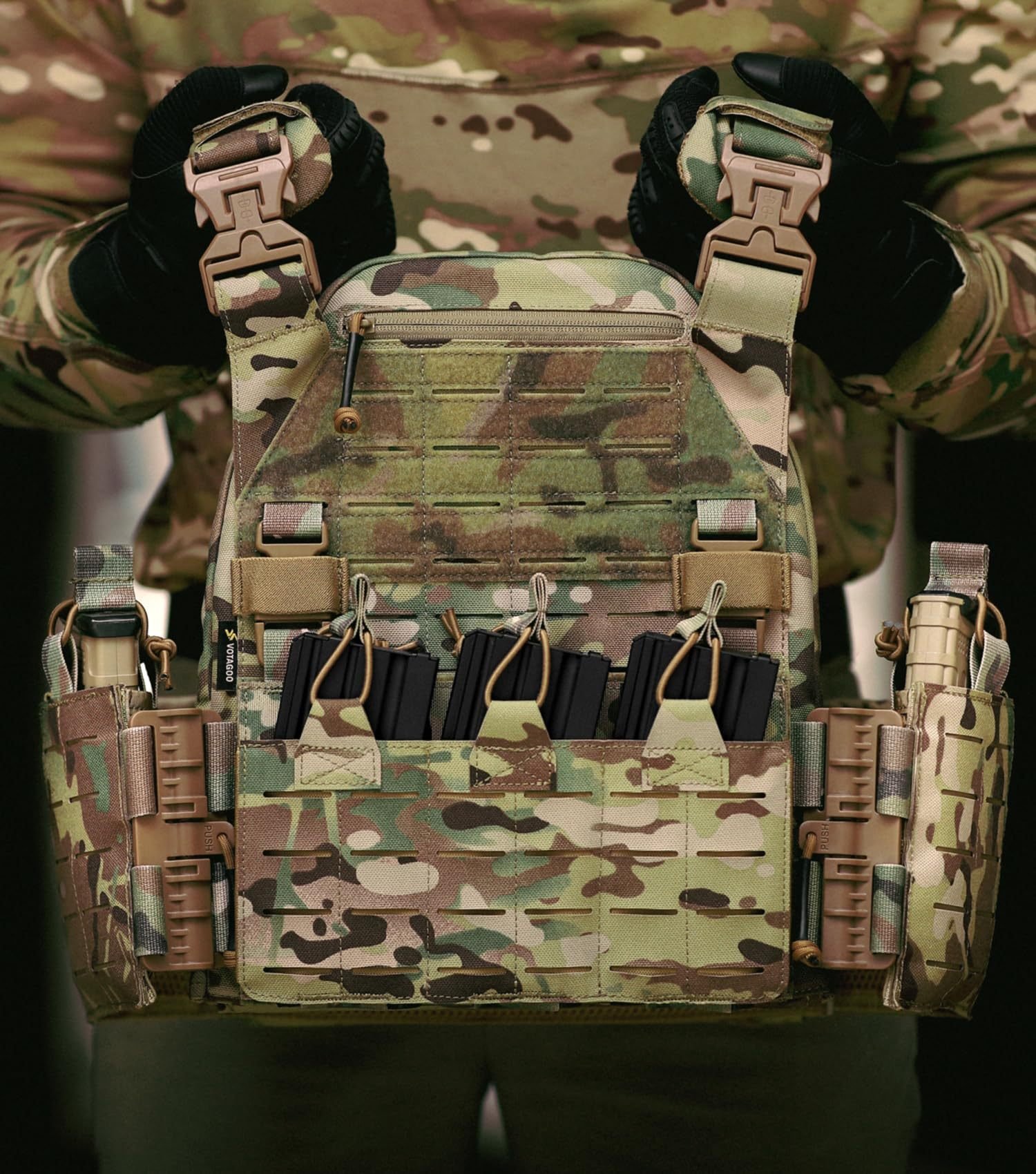 Tactical Vest Quick Release Airsoft Weighted Military Breathable Vests - Image 5