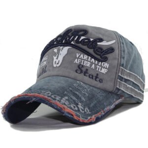 Baseball cap washed full cap – Blue