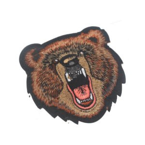 Armband Velcro Tiger Wolf Bear Animal Cloth Label – Bear