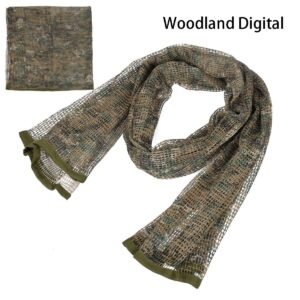 Breathable camouflage outdoor men’s and women’s scarves – Jungle Digital, Average Size