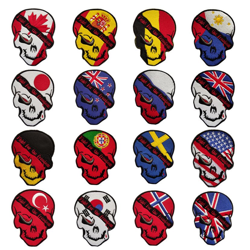 Velcro Personality Patch Cloth Sticker Embroidery Clothes Accessories