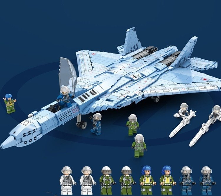 Combat Model Boys Assemble Small Particle Building Block Toys - Image 5