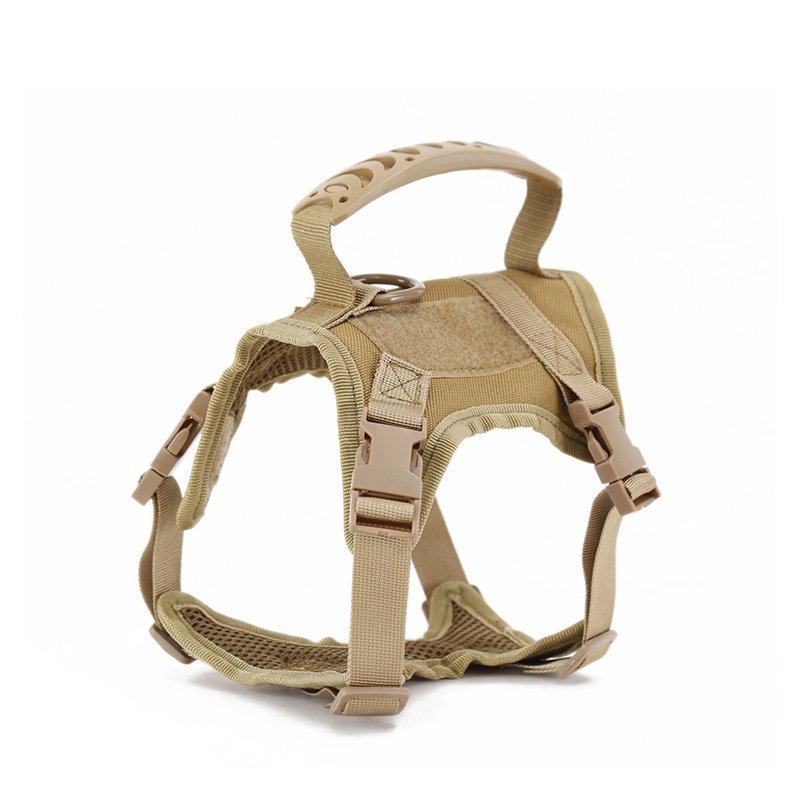 Tactical Cat Harness Small Dog Collar Adjustable 600D Nylon - Image 3