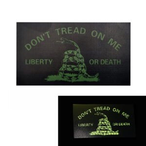 American DTOM Don’t Step On Me Snake Army Tactical Velcro – D00016 1 Black And Green