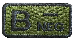 Embroidered Tactical Blood Band Velcro - Image 10