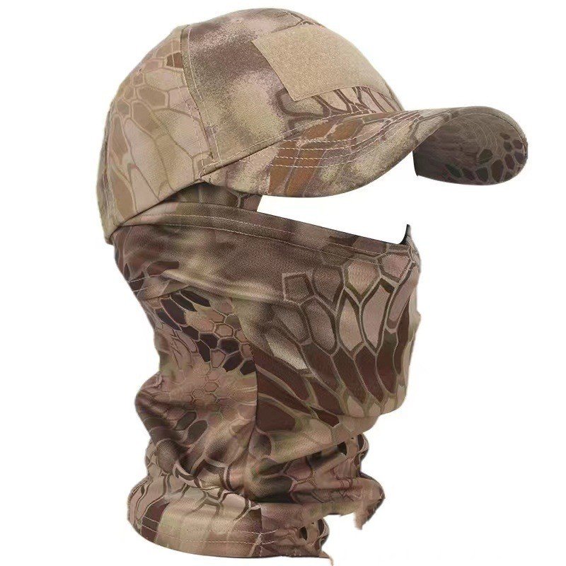Camouflage Baseball Cap Mask Set Outdoor Mountaineering - Image 6