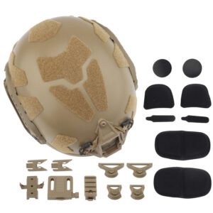 Tactical Full Protection Thickened Impact Helmet – DE