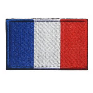 Polyester Irish Flag Embroidered Armband Velcro – France on the same side