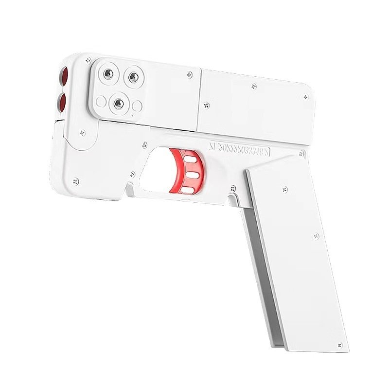 Folding Mobile Phone Gun Deformation Spray - Image 2