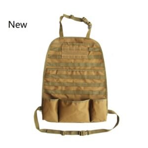 Rear seat organizer of tactical vehicle – Tan