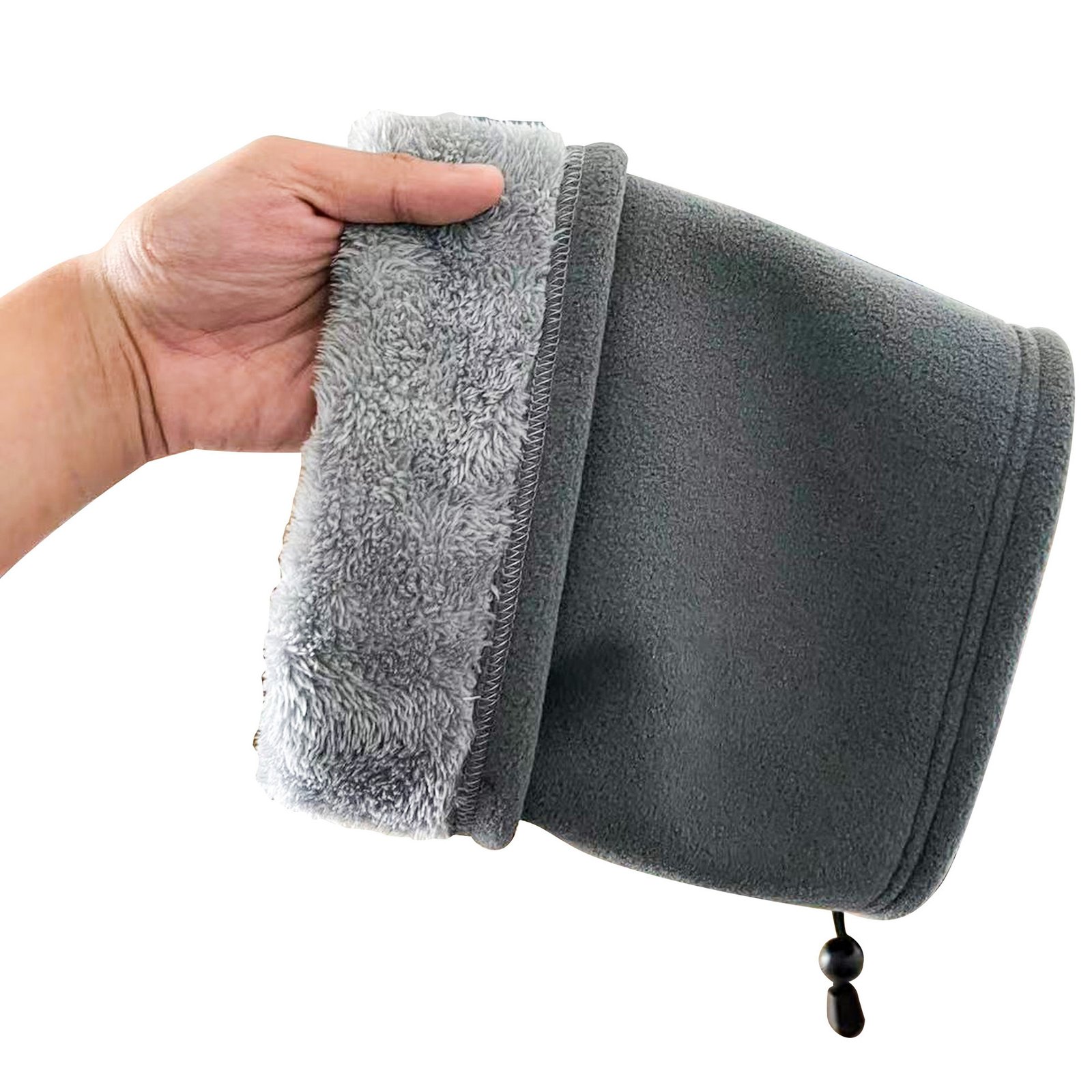 Windproof Outdoor Fleece Electric Car Face Care Ear Protection Cycling Mask Pullover Scarf - Image 2