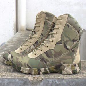 Camouflage boots – Green mango pattern camouflage, 43