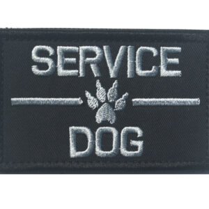 Pet embroidery Velcro – 02 Black
