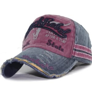 Baseball cap washed full cap – Red