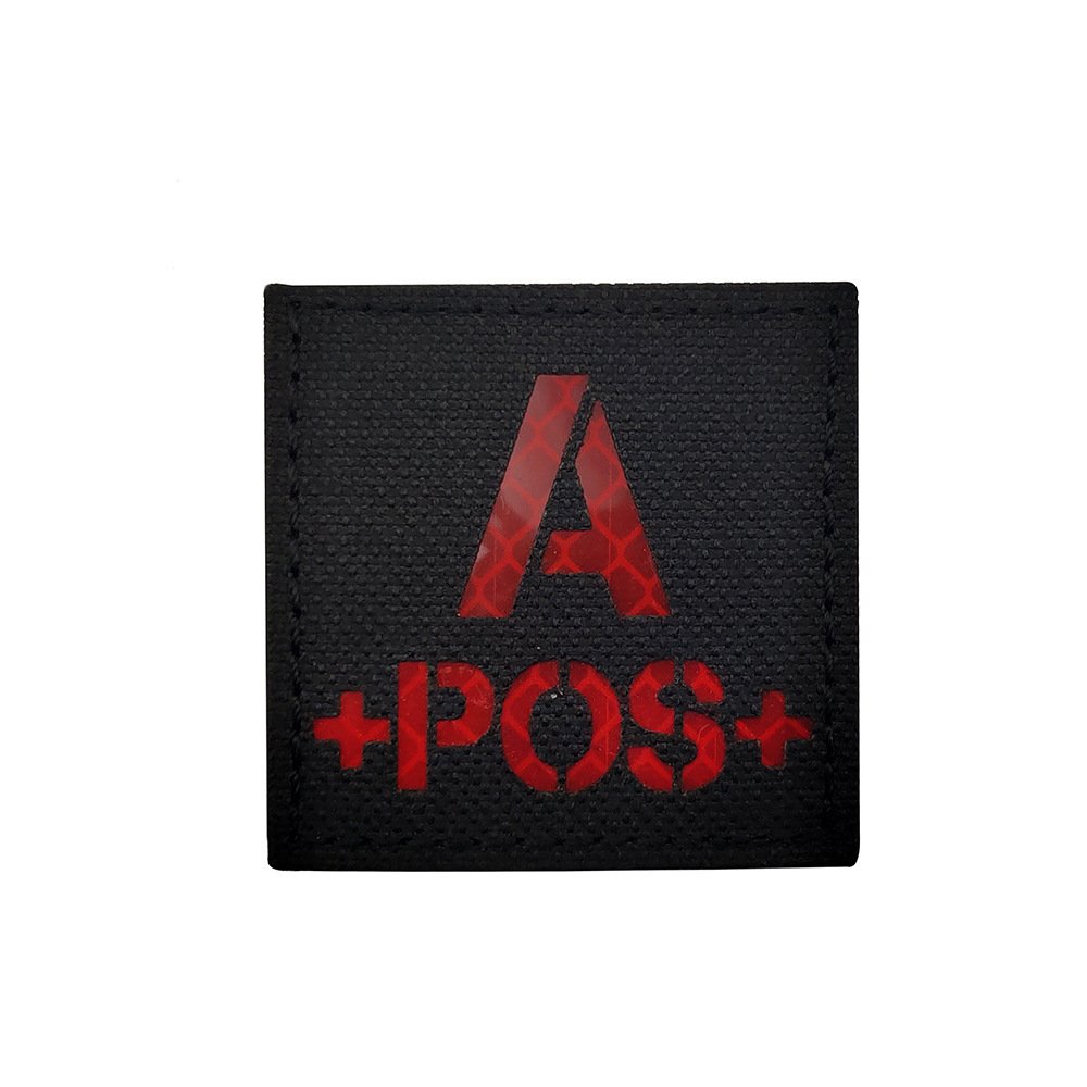 Reflective Blood Type Badge Velcro Armband - Image 9