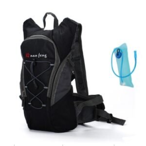 Sports outdoor bag bicycle riding water bag backpack Mountain hiking travel hiking shoulder bag bag – Black