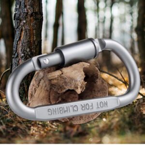 Portable aluminum carabiner