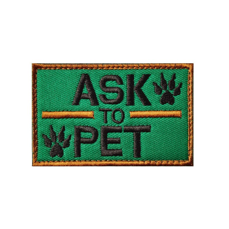 K9 Military Dog Rescue Dog Embroidered Velcro Badge - Image 7