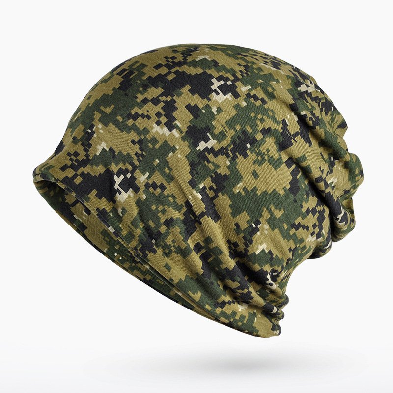Hats Caps, Dual-use Men's And Women's Baotou Camouflage Bibs - Image 5