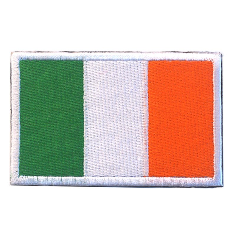 Polyester Irish Flag Embroidered Armband Velcro
