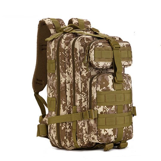 Men's Tactical Backpack Outdoor Travel Bag Backpack - Image 4
