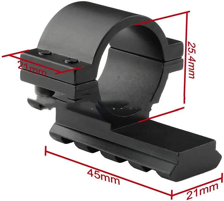 Diameter Scope Flashlight Bracket With Rail Clamp - Image 4