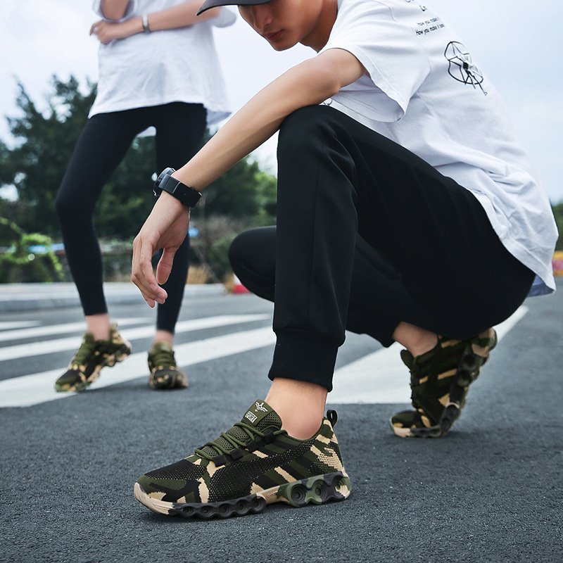 Camouflage Men And Women Sports Shoes Training Work Students Military - Image 2