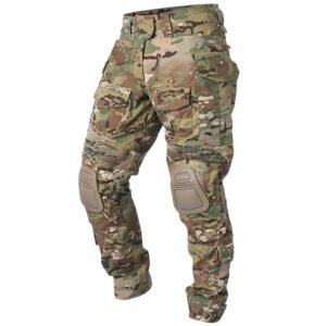 Small Steel Scorpion G3 Frog Suit Tactical Pants Combat Pants Military Fans Outdoor Training Belt Knee Pad – Multicam, S