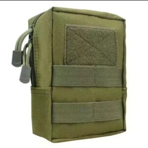 Tactical Dog Clothes Quick Disassembly Dog Vest Outdoor Pet Training Clothes – Army Green storage bag, 16.5x12x5.5cm