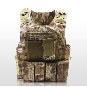 Security Training Vest Field Protective Equipment Is Scratch-resistant And Wear-resistant – Desert python pattern, One size