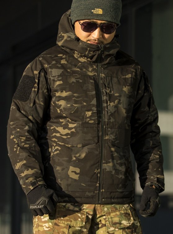 Men's Cotton Jacket With Warm And Reflective Tactics In Winter - Image 3